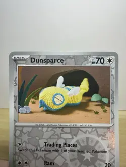 Pokemon JTG Dunsparce 120/159- Artist Asako Ito- Crochet Pokemon Cards TCG - Image 3