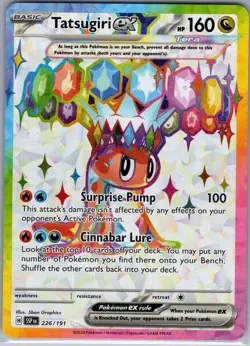 Tatsugiri ex 226/191 SV08: Surging Sparks - Pokemon Card - NM - Image 1