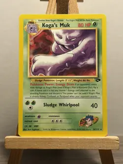 Koga's Muk 26/132 Non Holo Rare Gym Challenge Pokemon Card wotc - Image 1
