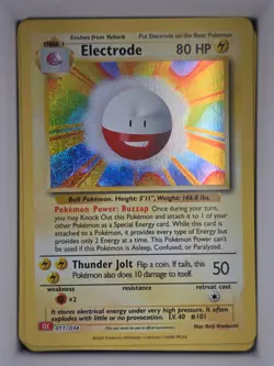 Pokemon TCG Electrode 011/034 Trading Card Game CLassic (CL) Holo Near Mint - Image 1