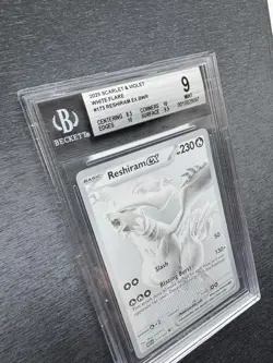 Pokemon TCG Reshiram EX 173/086 English White Flare BGS 9 Mint Graded Card - Image 5