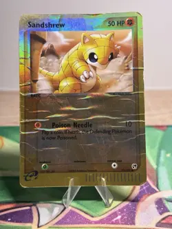 Sandshrew 75/100 EX Sandstorm Reverse Holo Pokemon Card TCG DMG - Image 1