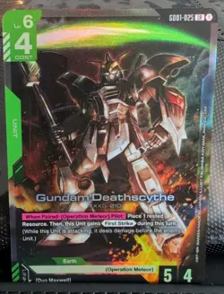 Gundam Deathscythe GD01-025 LR | ENGLISH | Gundam Card Game CCG Newtype Rising - Image 2