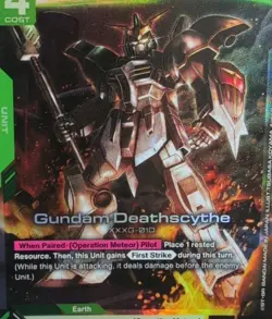 Gundam Deathscythe GD01-025 LR | ENGLISH | Gundam Card Game CCG Newtype Rising - Image 3