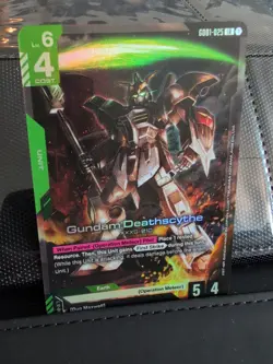 Gundam Deathscythe GD01-025 LR | ENGLISH | Gundam Card Game CCG Newtype Rising - Image 4