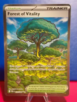 Pokemon Forest of Vitality Secret Art Rare Full Art Foil Card POR 109/088 (SAR) - Image 1