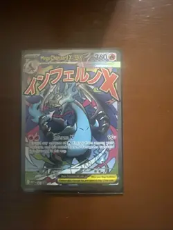 Mega Charizard X EX 023 Mega Evolution UPC Black Star Promo Card - Image 1