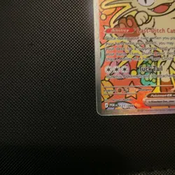 Meowth EX 121/088 Full Art Holo Rare English Pokemon TCG Cat Basic Card - Image 5