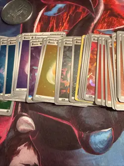 TCG Pokemon. Basic Energy Holo lot of 48 Cards. - Image 3