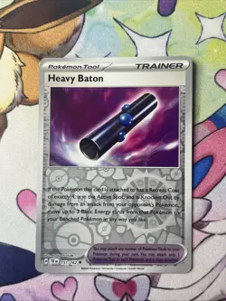 Heavy Baton 151/162 Reverse Holo Pokemon TCG: Temporal Forces Near Mint (NM) - Image 1