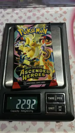 Pokemon Ascended Heroes Booster Pack Heavy (22.92g) 🔥🔥 - Image 1