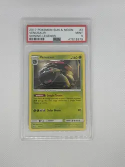 Pokemon TCG: Venusaur 3/73 Shining Legends PSA 9 Mint - Image 1