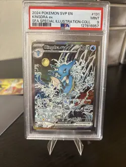 2024 POKEMON SVP EN-SV BLACK STAR PROMO #131 KINGDRA EX PSA 9 - Image 2