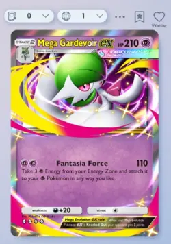 Pokemon TCG Pocket - Mega Gardevoir Ex - Fantastical Parade - English - Image 1