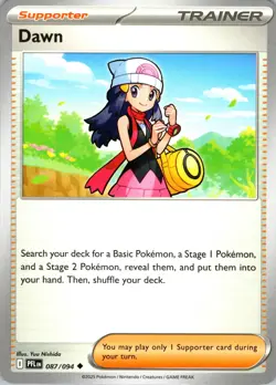 Dawn Uncommon ME02: Phantasmal Flames 087/094 NM Pokemon - Image 1