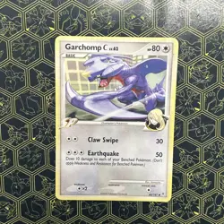 Pokemon TCG Garchomp C 60/147 Platinum Supreme Victors 2009 Uncommon - Image 1
