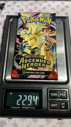 Pokemon Ascended Heroes Booster Pack Heavy (22.94g) 🔥🔥 - Image 1