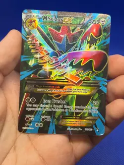 Pokemon XY BREAKpoint Mega M Scizor EX 120/122 Full Art Ultra Rare HP/DMG - Image 2