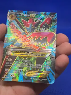 Pokemon XY BREAKpoint Mega M Scizor EX 120/122 Full Art Ultra Rare HP/DMG - Image 3