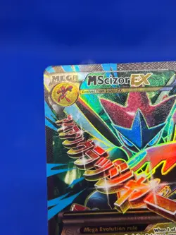Pokemon XY BREAKpoint Mega M Scizor EX 120/122 Full Art Ultra Rare HP/DMG - Image 4