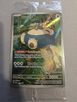 Snorlax Pokemon Center Stamped Sealed Black Star Promo - SV 151 - SVP051 - Image 1