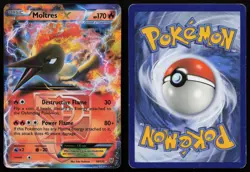 Moltres EX 14/135 Holo EX Rare Plasma Storm Pokemon MP - Image 3