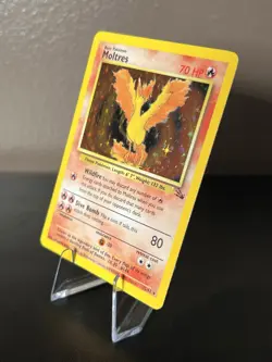 Pokemon Moltres 12/62 Holo Rare Fossil 1999 WotC LP Vintage - Image 4