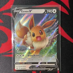 Eevee V Pokemon SWSH065 Black Star Promo Pokemon - Image 2