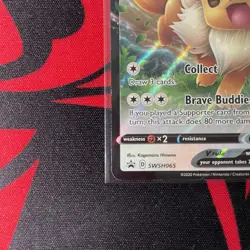 Eevee V Pokemon SWSH065 Black Star Promo Pokemon - Image 5