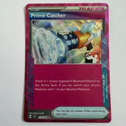 Pokemon TCG Prime Catcher 157/162 Sv05: Temporal Forces Holo Pack Fresh NM - Image 1