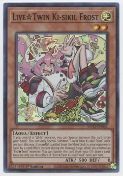 Yu-Gi-Oh! Live Twin Ki-sikil Frost - MP22-EN064 - Super Rare - 1'st Ed - NM/M - Image 1