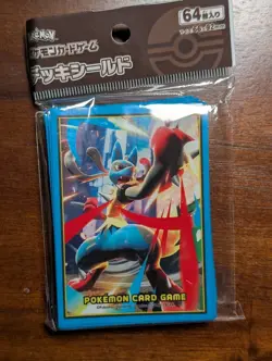 Mega Lucario Card Sleeves - Pokemon Center Japan - NEW - Image 1