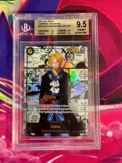 Sabo OP13-120 Manga Carrying on his Will Beckett Graded 9.5 English One Piece - Image 1