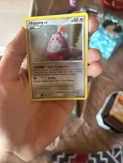 Pokemon TCG Happiny Pop Series 8 14/17 Common Cosmos Holo Card - Image 3