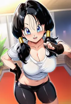 Beautiful Waifu Card - Videl Bedtime - Goddess ACG Custom DIY Fan Art Card - Image 1