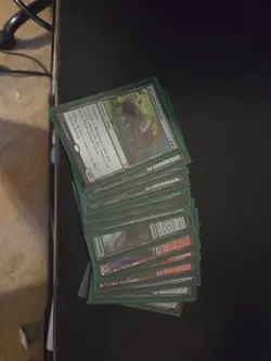 Magic the Gathering Red Green Deck Commander and Box - Image 1