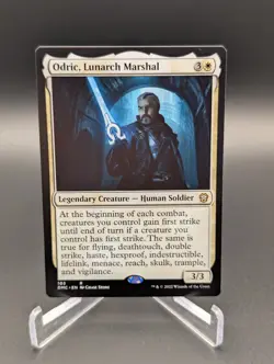Odric, Lunarch Marshal Commander: Dominaria United Regular - Image 1