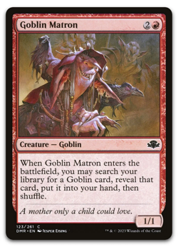 Goblin Matron #123 Dominaria Remastered DMR Magic MTG - Image 1