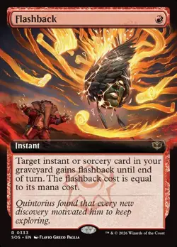 Flashback X1 EXTENDED ART FOIL-NM/M- Secrets of Strixhaven - Image 1