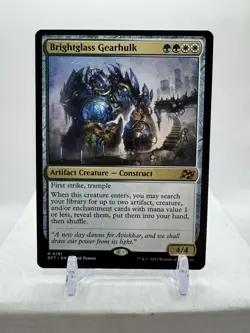 Brightglass Gearhulk - Aetherdrift Regular Mythic #191 NM MTG - Image 1