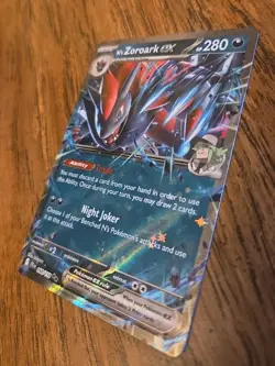 N's Zoroark Ex 098/159 Pokemon Journey Together Trading Card Holo - Image 3