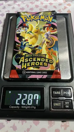 Pokemon Ascended Heroes Booster Pack Heavy (22.87g) 🔥🔥 - Image 1