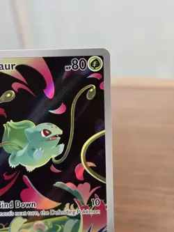 Pokemon Bulbasaur Illustration 2025 Mega Evolution Stamped #133 - Image 3