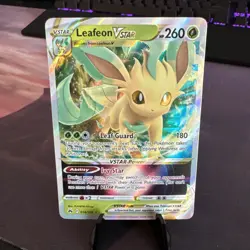 Pokemon TCG Leafeon VSTAR Crown Zenith Holo Ultra Rare Card 14/159 Near Mint - Image 1
