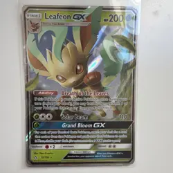 Pokemon Leafeon GX Sm-Ultra Prism Ultra Rare Holo 13/156 Stage 1 200 HP English - Image 1