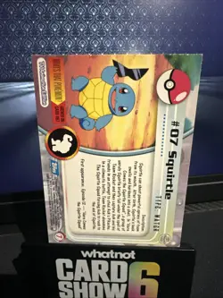 Topps Pokemon 07 Squirtle Blue Label NM - Image 2