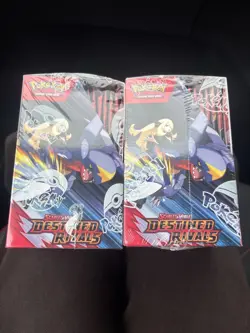 Pokemon TCG Destined Rivals Half Booster Box 18 Packs Factory New & Sealed - Image 2