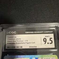 Pokemon Espeon ex SVP175 Black Star Promos CGC 9.5 Prismatic Holo EX Promo - Image 2