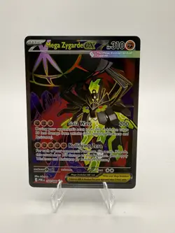 Pokemon Mega Zygarde EX Foil 104/088 POR EN Mega Evolution Perfect Order - Image 1