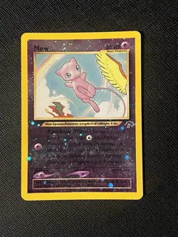 Pokemon Mew 01/18 Southern Islands Reverse Holo MP - Image 1